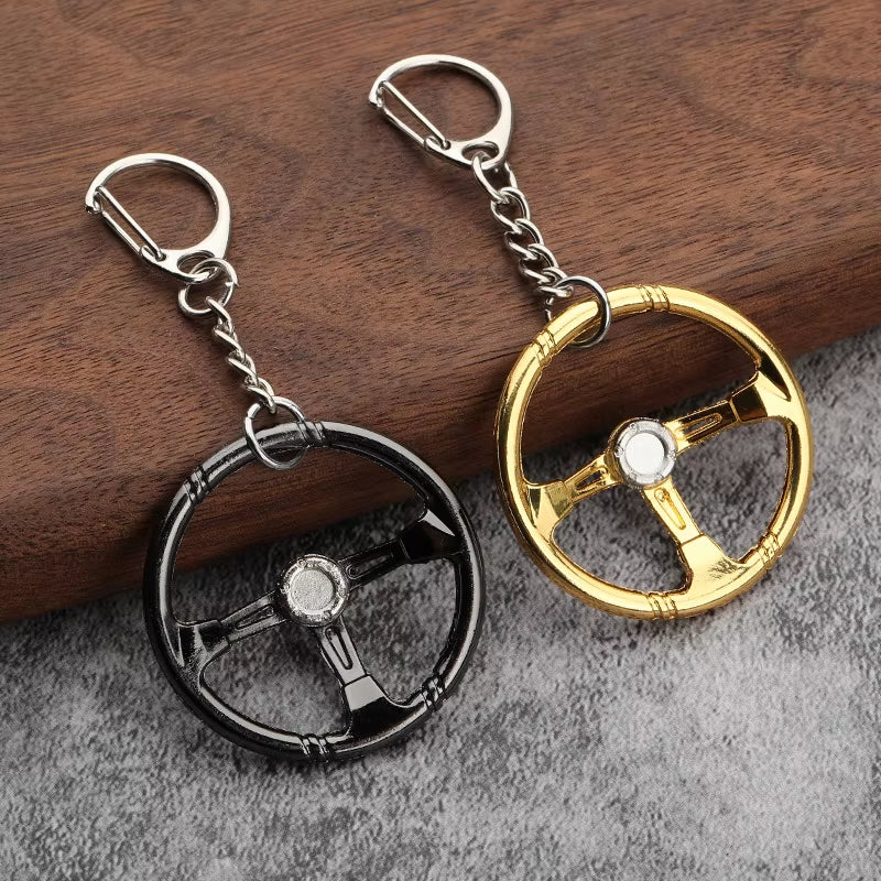 Steering Wheel Keychain (Multi-Colors)