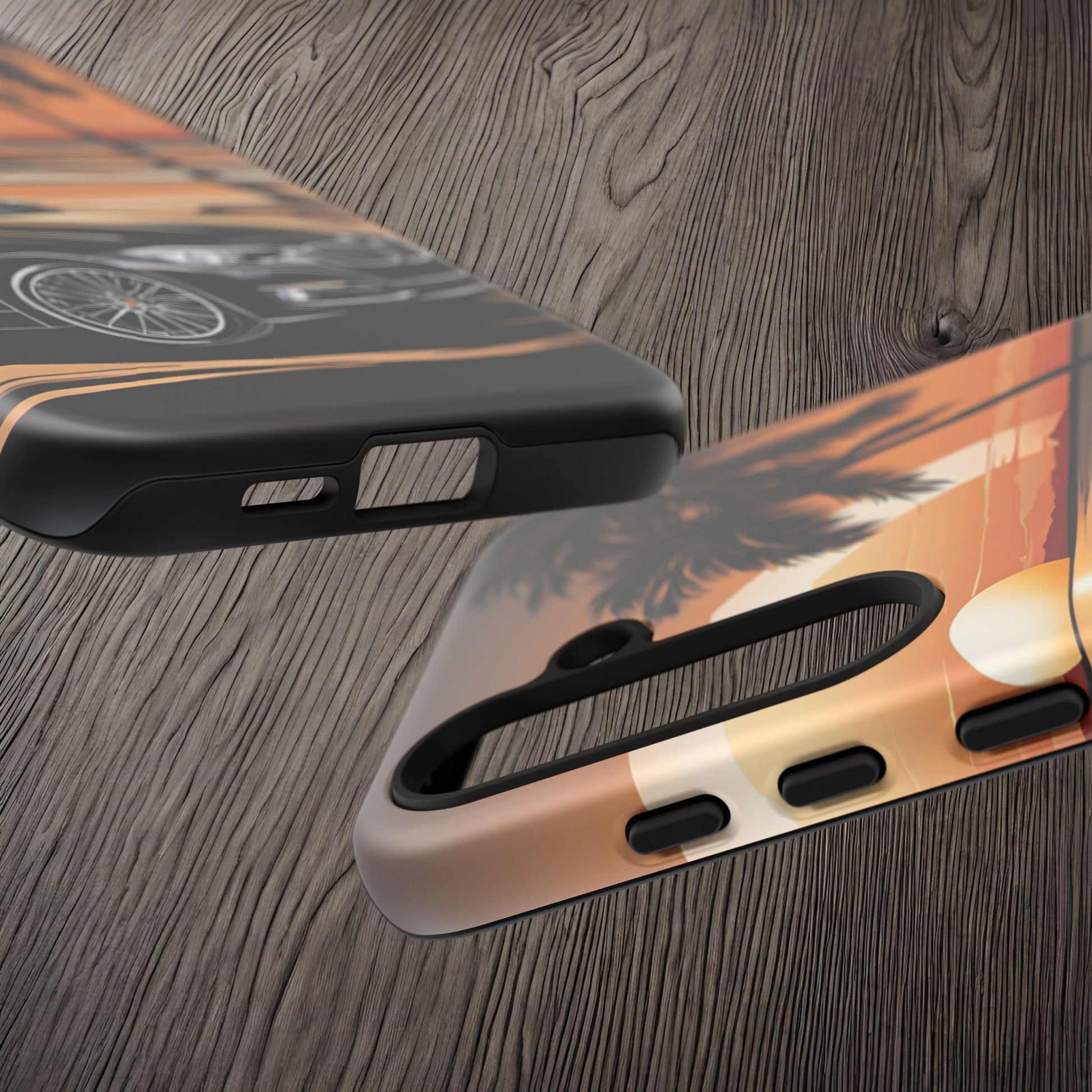 BMW Sunset On The Beach-Dual Layer Ultra Tough Phone Case Printify by The Night Shift Automotive Apparel