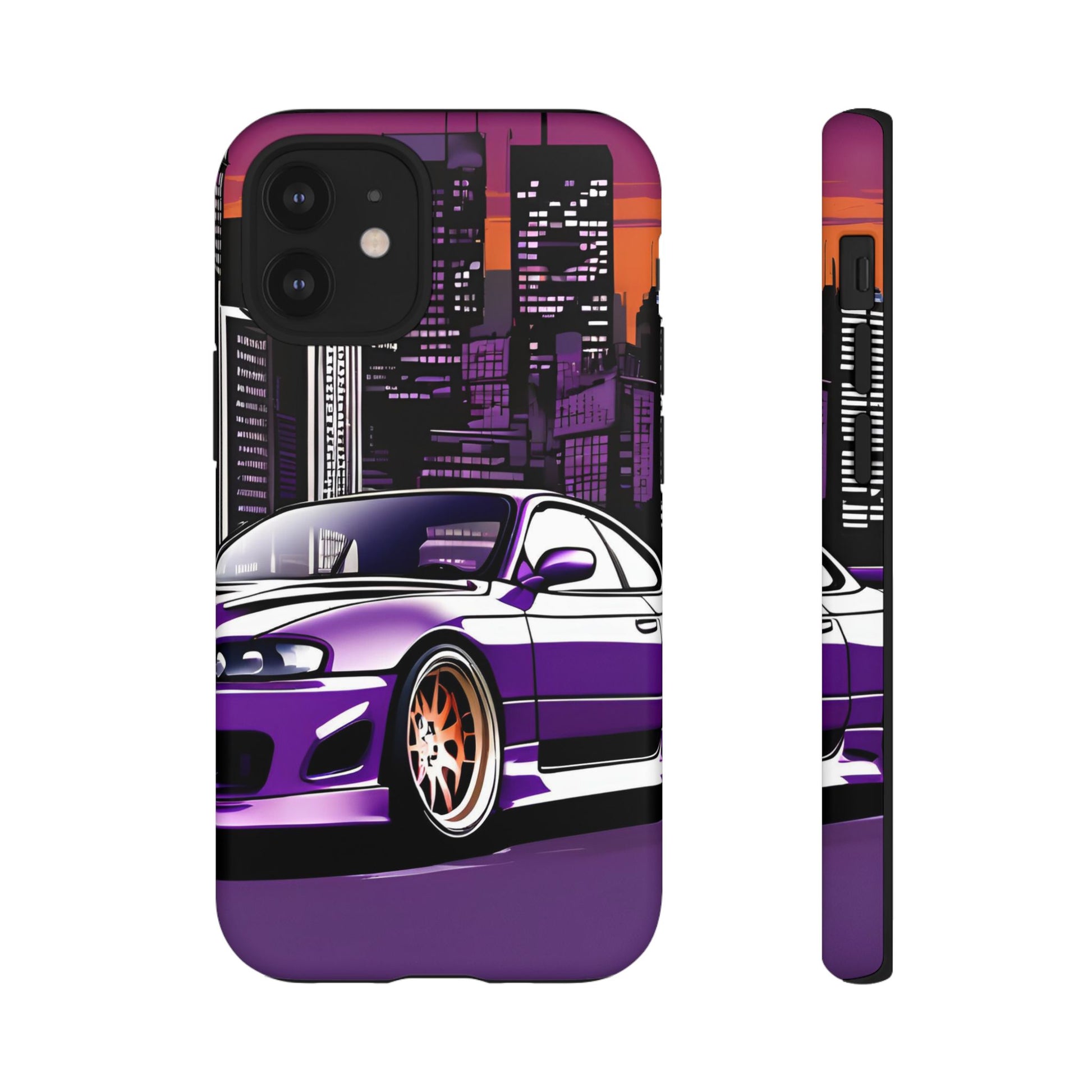 Nissan 240sx S15-Dual Layer Ultra Tough Phone Case iPhone 12 Mini Matte Printify by The Night Shift Automotive Apparel