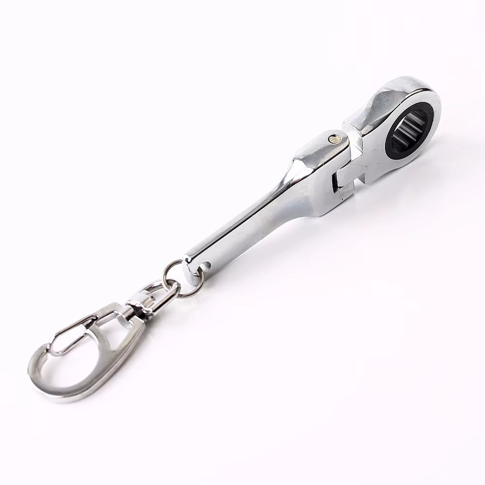 Flexible 10Mm Ratchet Wrench Keychain