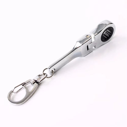 Flexible 10Mm Ratchet Wrench Keychain