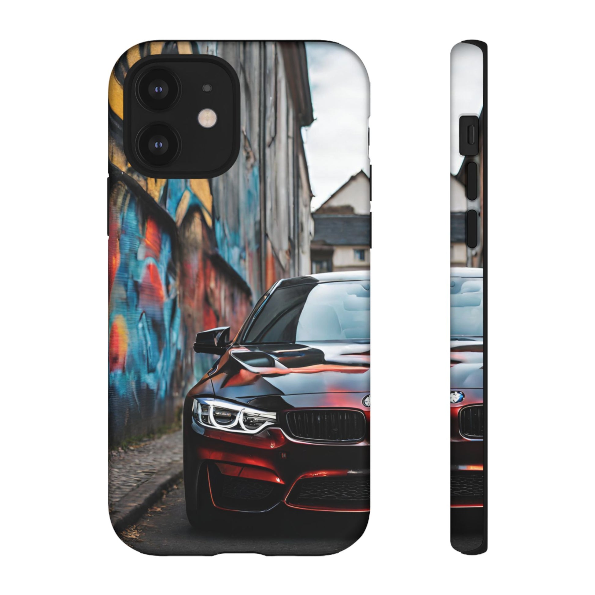 BMW M3/M4-Dual Layer Ultra Tough Phone Case iPhone 12 Matte Printify by The Night Shift Automotive Apparel
