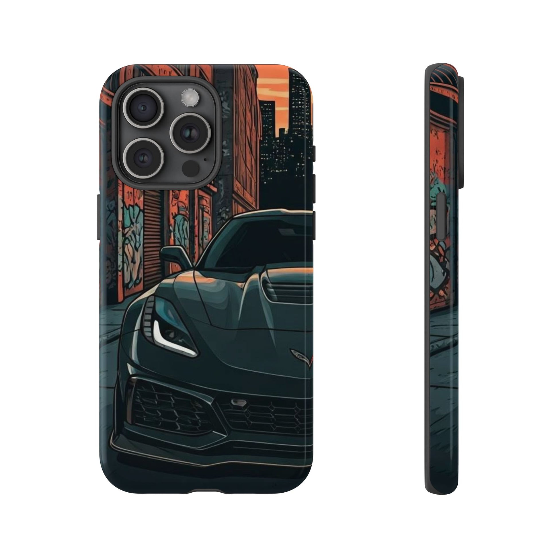 Chevy Corvette C7 Street Life-Dual Layer Ultra Tough Phone Case Printify by The Night Shift Automotive Apparel