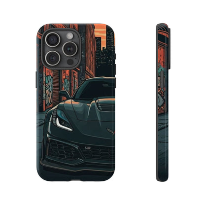 Chevy Corvette C7 Street Life-Dual Layer Ultra Tough Phone Case Printify by The Night Shift Automotive Apparel