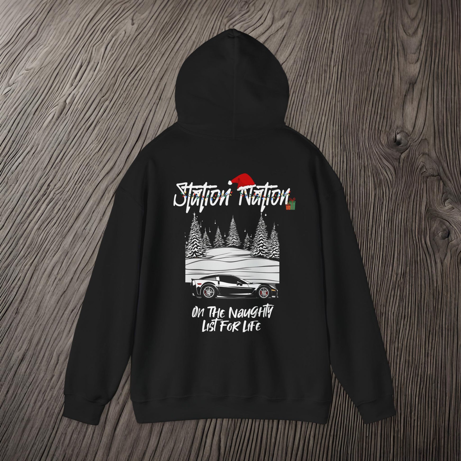 🎁 Christmas Limited Edition Station Nation-Ultra Soft, Premium Hoodie Printify by The Night Shift Automotive Apparel