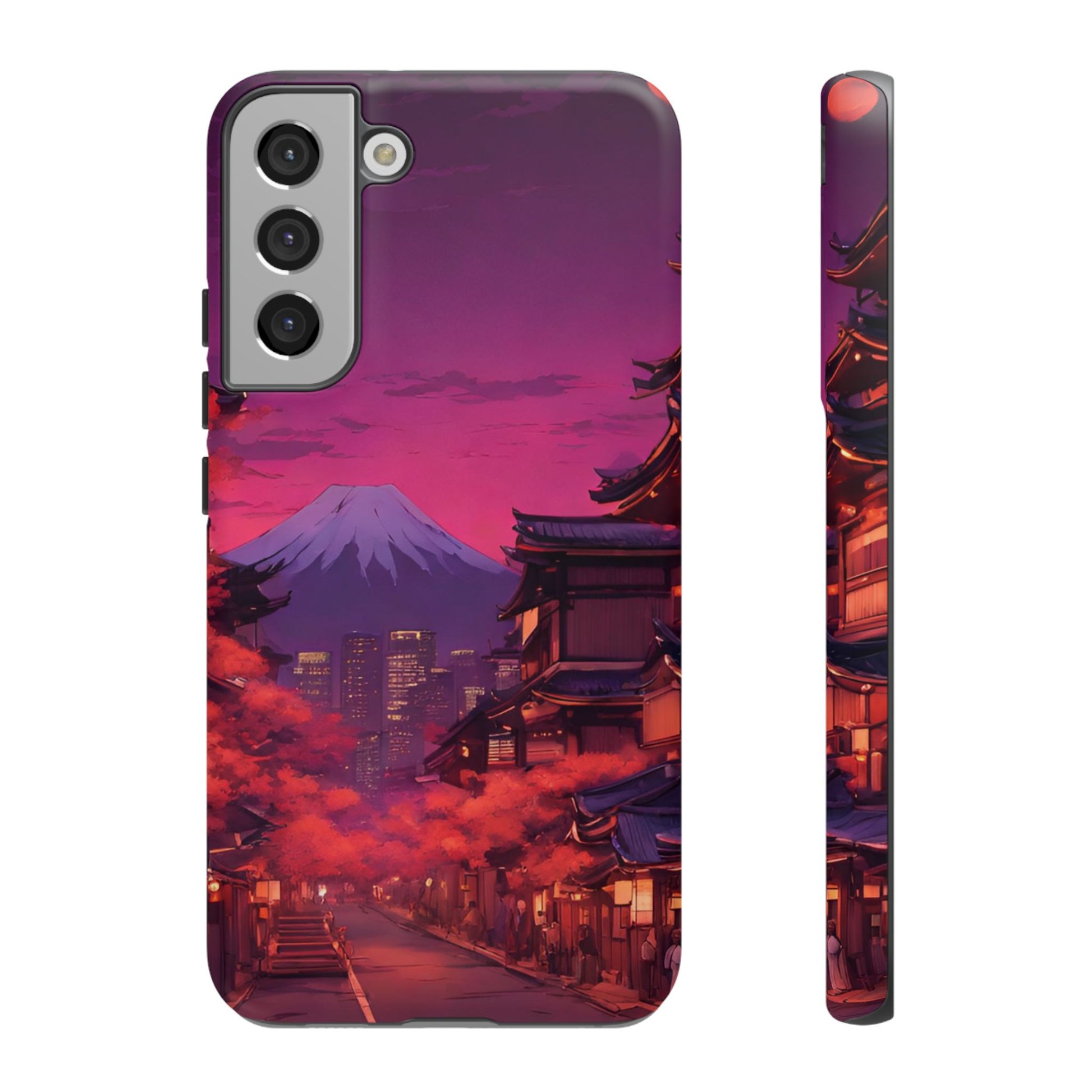 Traditional Japanese Village Countryside-Dual Layer Ultra Tough Phone Case Printify by The Night Shift Automotive Apparel