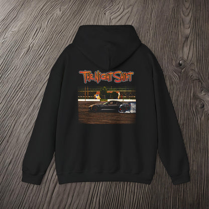 Chevy Corvette C7 Drifting At Lebanon Valley-Ultra Soft, Premium Hoodie Printify by The Night Shift Automotive Apparel