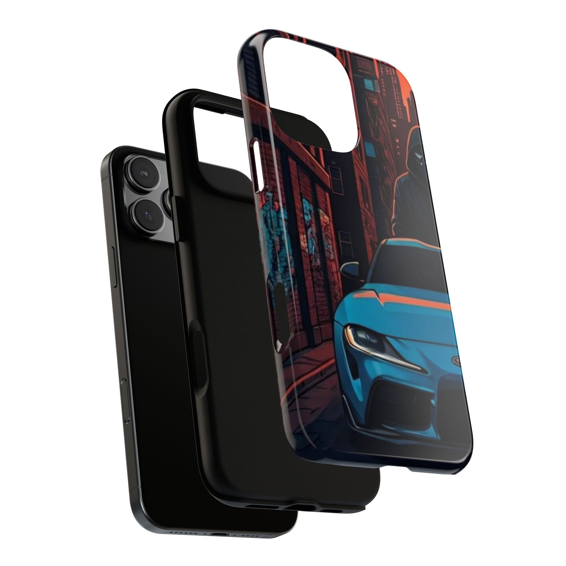 Toyota Supra MK-V Street Life-Dual Layer Ultra Tough Phone Case Printify by The Night Shift Automotive Apparel