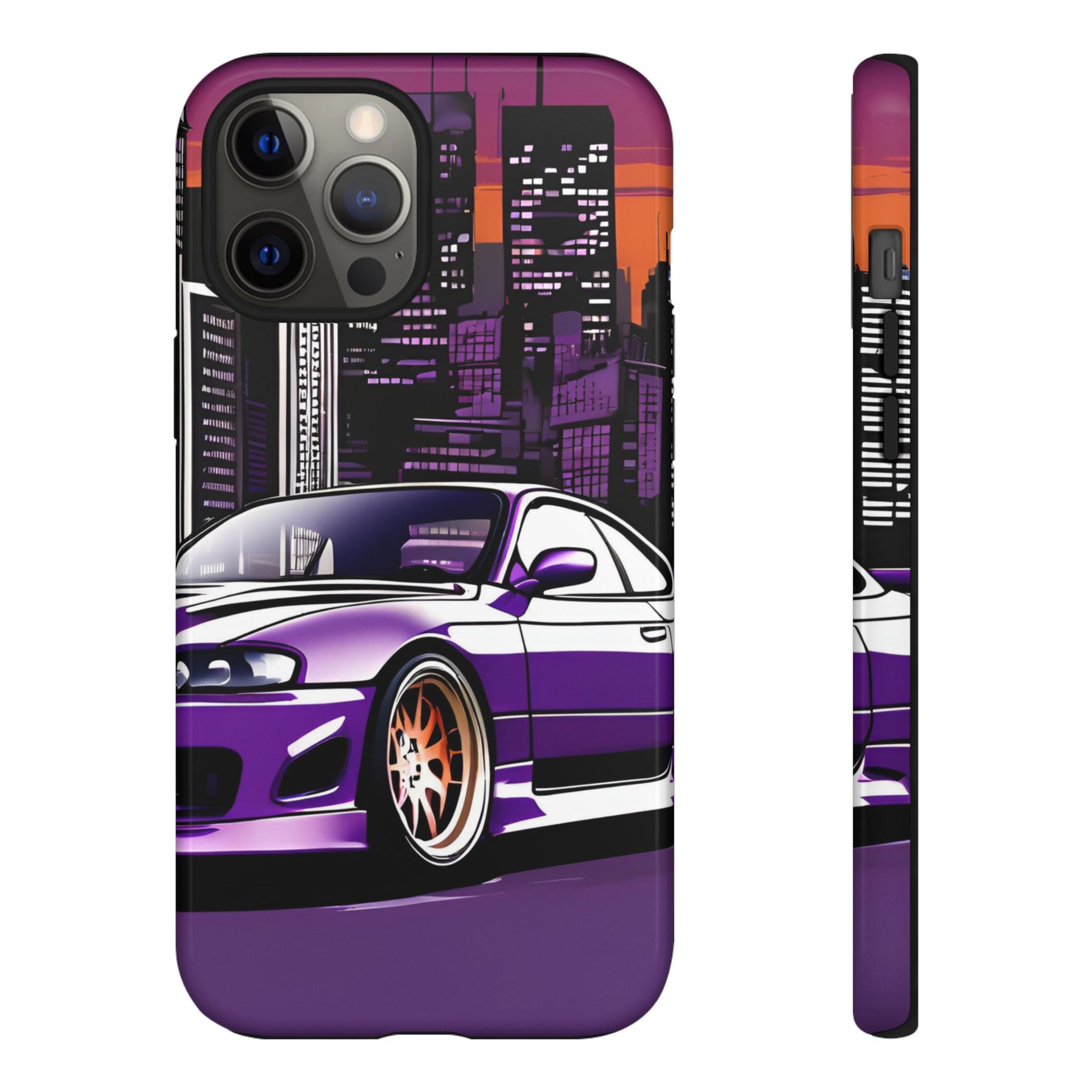 Nissan 240sx S15-Dual Layer Ultra Tough Phone Case iPhone 12 Pro Max Glossy Printify by The Night Shift Automotive Apparel