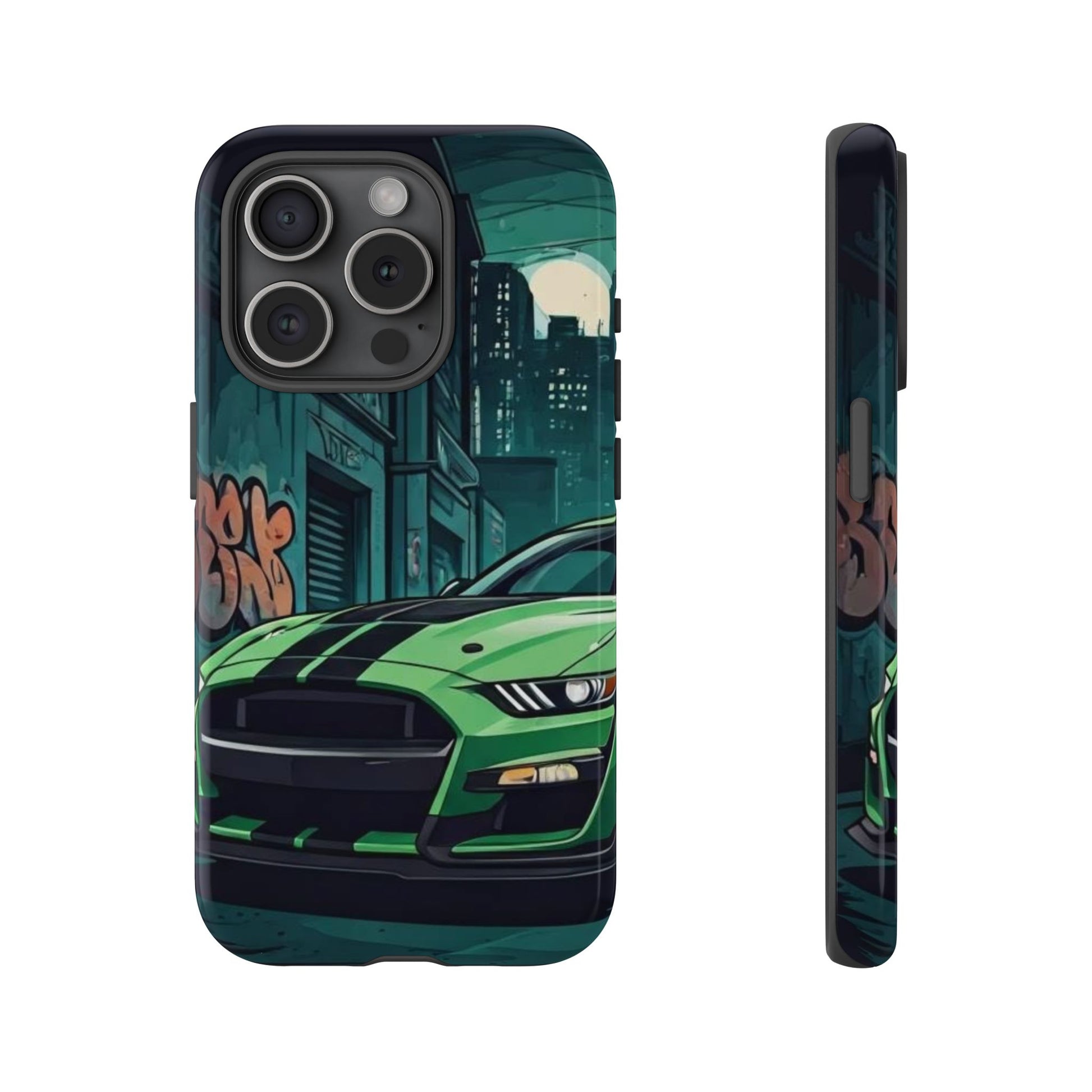 Ford Mustang Shelby GT500 Street Life-Dual Layer Ultra Tough Phone Case Printify by The Night Shift Automotive Apparel