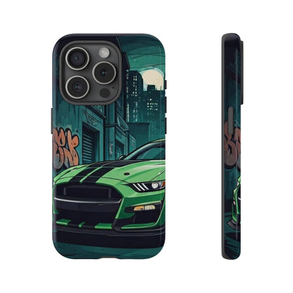 Ford Mustang Shelby GT500 Street Life-Dual Layer Ultra Tough Phone Case Printify by The Night Shift Automotive Apparel