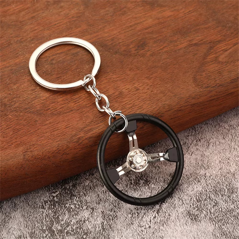 Steering Wheel Keychain (Multi-Colors)