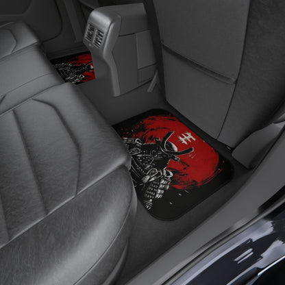 Samurai Warrior-Premium, High Quality Car Floor Mats (Set of 4) Printify by The Night Shift Automotive Apparel