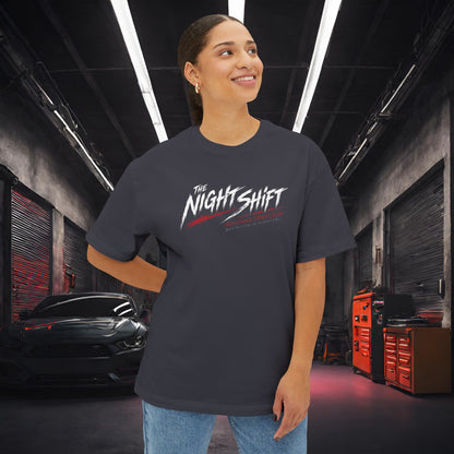 Nissan Skyline R34 Owners Custom-Premium, Ultra Soft Unisex Oversized Boxy Tee Printify by The Night Shift Automotive Apparel