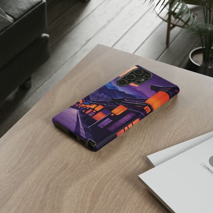Traditional Japanese Village Countryside-Dual Layer Ultra Tough Phone Case Samsung Galaxy S22 Ultra Matte Printify by The Night Shift Automotive Apparel