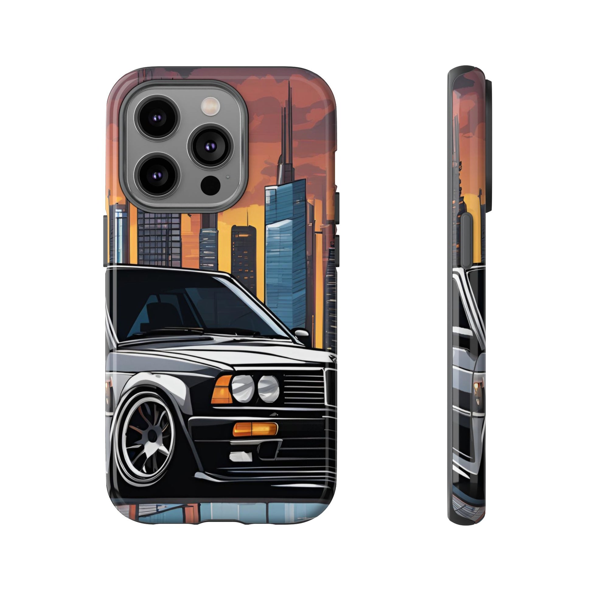 BMW E30 M3-Dual Layer Ultra Tough Phone Case Printify by The Night Shift Automotive Apparel
