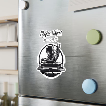 Kiss-Cut Vinyl Decals Printify by The Night Shift Automotive Apparel