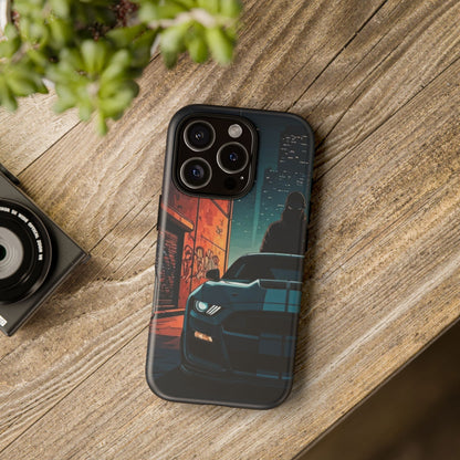Ford Mustang Shelby GT350 Street Life-Dual Layer Ultra Tough Phone Case iPhone 16 Pro Matte Printify by The Night Shift Automotive Apparel