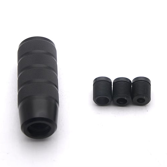Aluminum Knurled Shift Knob Black The Night Shift Performance Street Gear by The Night Shift Automotive Apparel