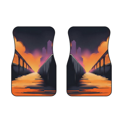 Street Life-Premium, High Quality Car Floor Mats (Set of 2 Front Floor Mats) 2x Front mats Printify by The Night Shift Automotive Apparel