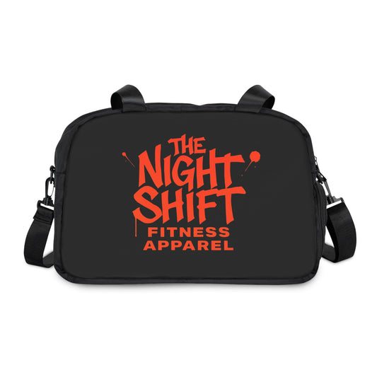Gym & Fitness Handbag 12.4" x 13.3" Black Printify by The Night Shift Automotive Apparel