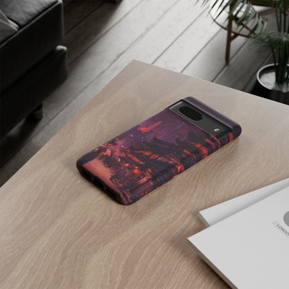 Traditional Japanese Village Countryside-Dual Layer Ultra Tough Phone Case Google Pixel 7 Matte Printify by The Night Shift Automotive Apparel