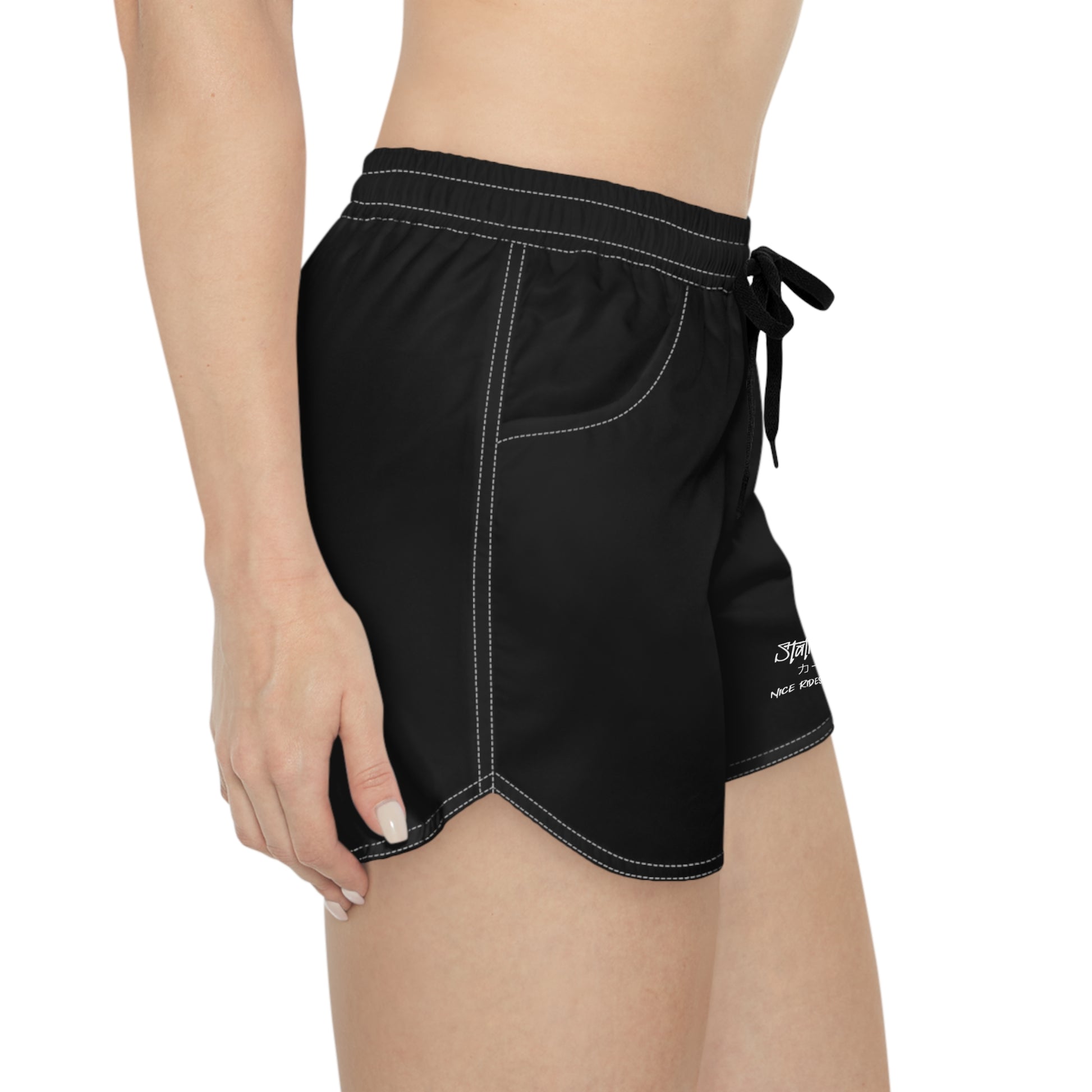 Station Nation-Stylish Women's Casual Shorts Printify by The Night Shift Automotive Apparel