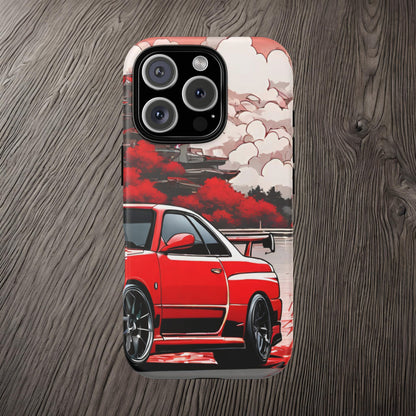 Nissan Skyline R34-Dual Layer Ultra Tough Phone Case Printify by The Night Shift Automotive Apparel