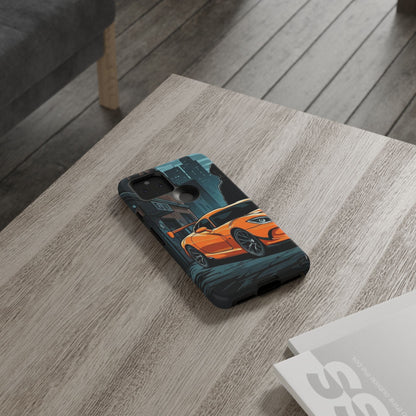 Dodge Viper SRT-10 Street Life-Dual Layer Ultra Tough Phone Case Google Pixel 5 5G Glossy Printify by The Night Shift Automotive Apparel