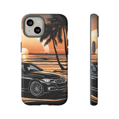BMW Sunset On The Beach-Dual Layer Ultra Tough Phone Case Printify by The Night Shift Automotive Apparel