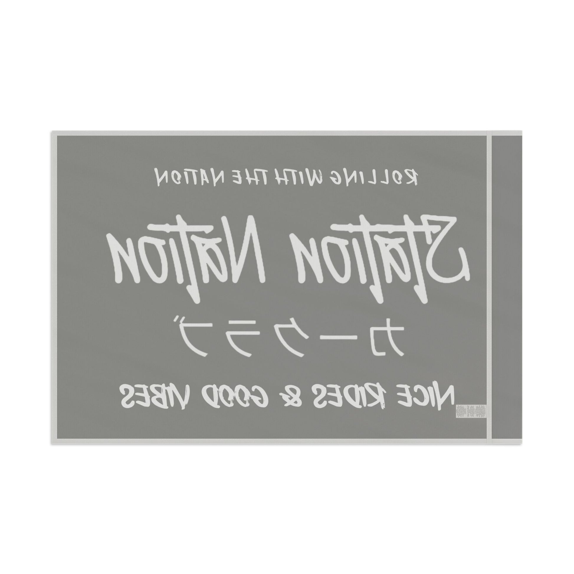 Station Nation-Rep Your Crew Flags Printify by The Night Shift Automotive Apparel