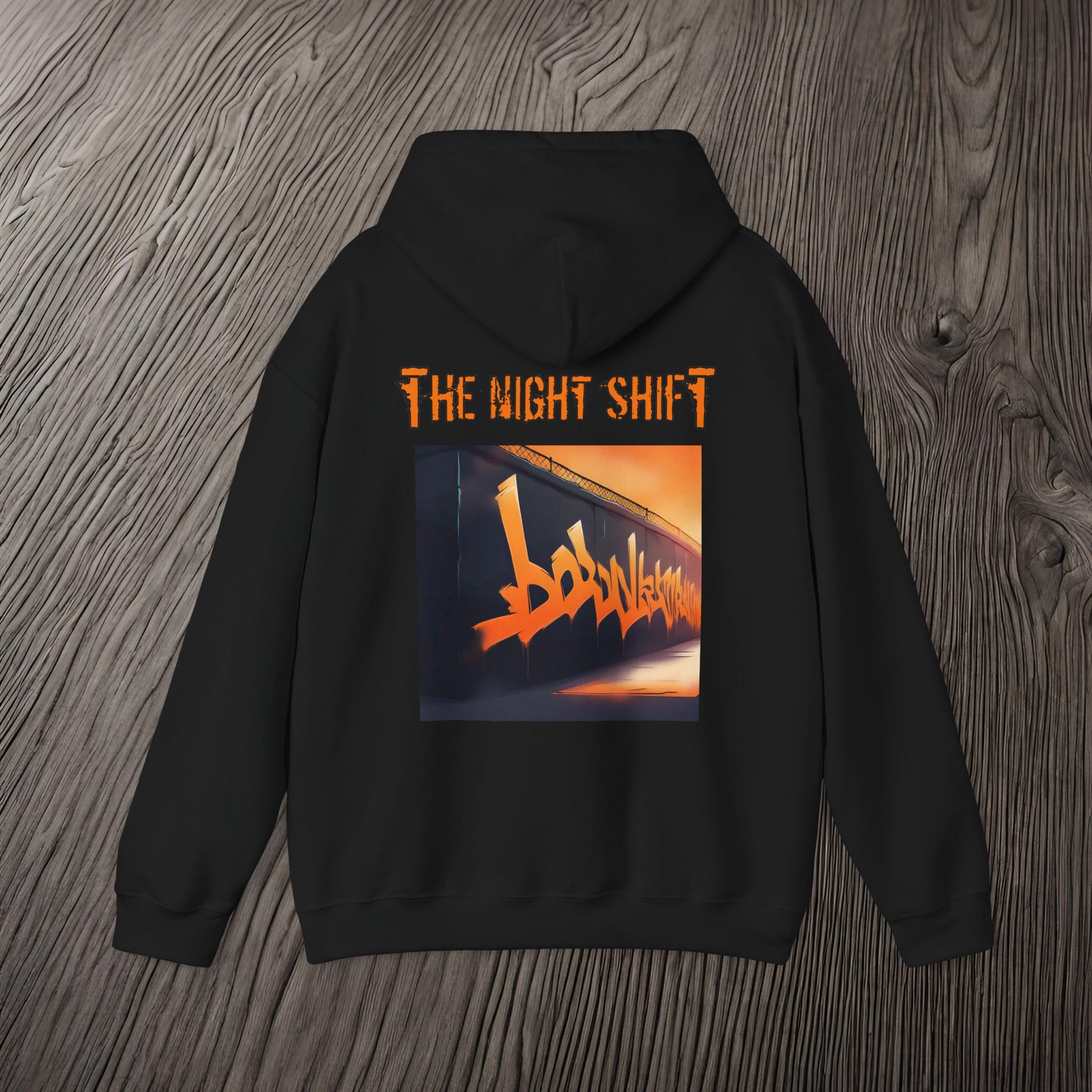 Graffiti Wall Urban Streets-Ultra Soft, Premium Hoodie Printify by The Night Shift Automotive Apparel