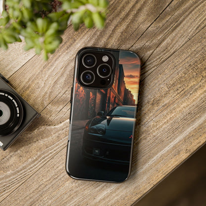 Mitsubishi 3000GT VR4 Street Life-Dual Layer Ultra Tough Phone Case iPhone 16 Pro Glossy Printify by The Night Shift Automotive Apparel