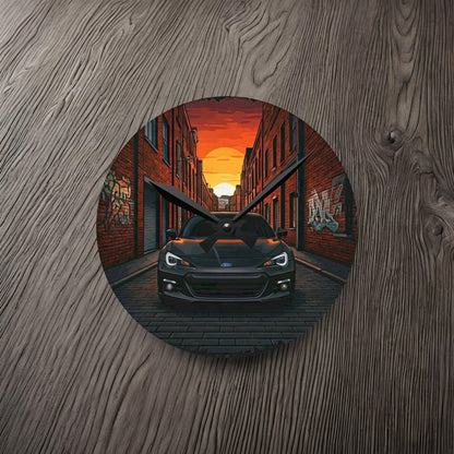 Subaru BRZ Street Life-Acrylic Wall Clock