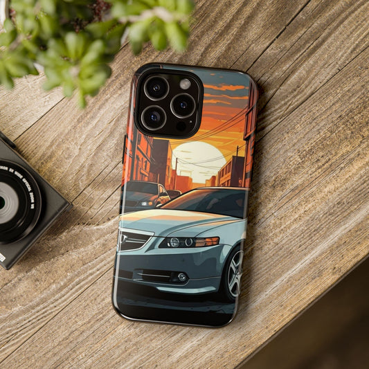 Acura TL Street Life-Dual Layer Ultra Tough Phone Case iPhone 16 Pro Max Glossy Printify by The Night Shift Automotive Apparel