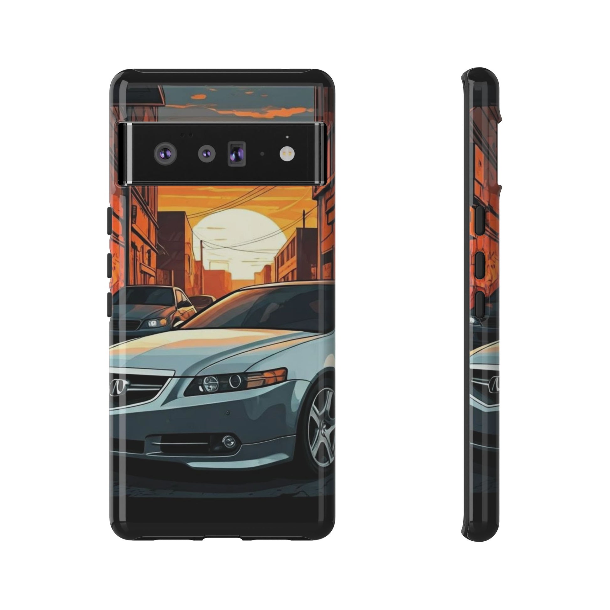 Acura TL Street Life-Dual Layer Ultra Tough Phone Case Printify by The Night Shift Automotive Apparel
