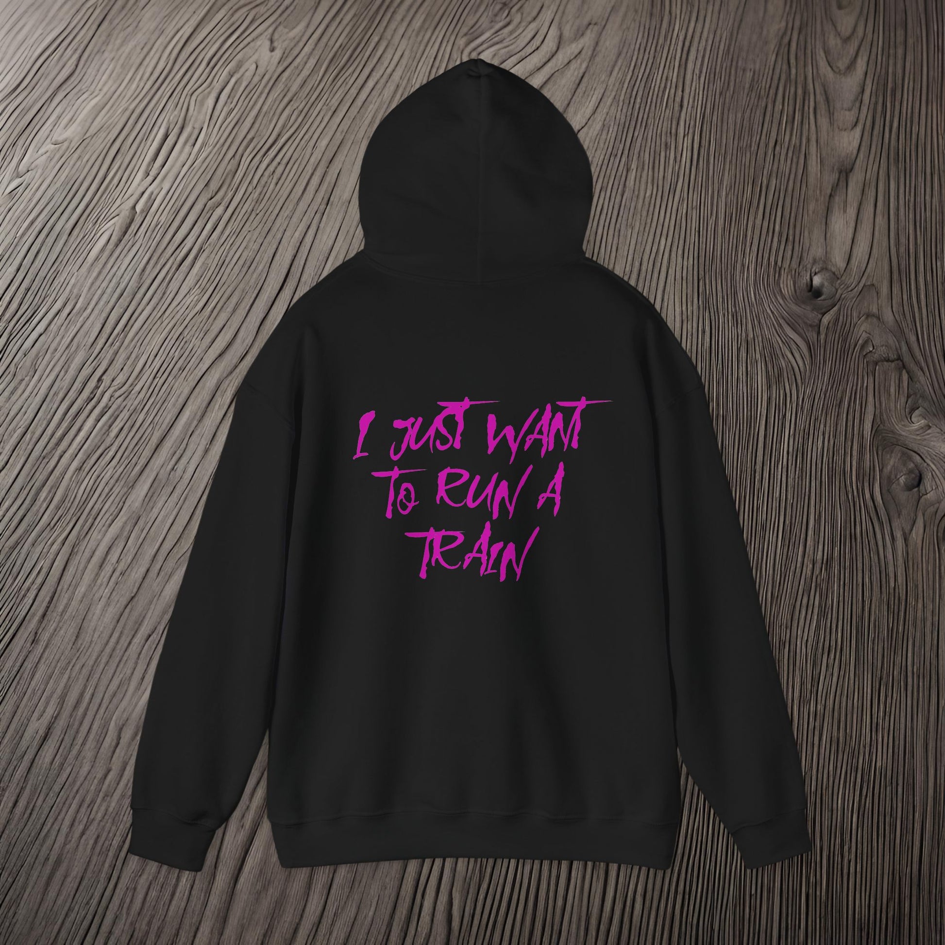 I Just Want To Run A Train-Ultra Soft, Premium Hoodie Printify by The Night Shift Automotive Apparel