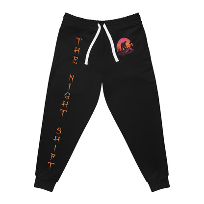 Drift, Shift Graveyard- Premium, Ultra Soft Athletic Joggers Printify by The Night Shift Automotive Apparel