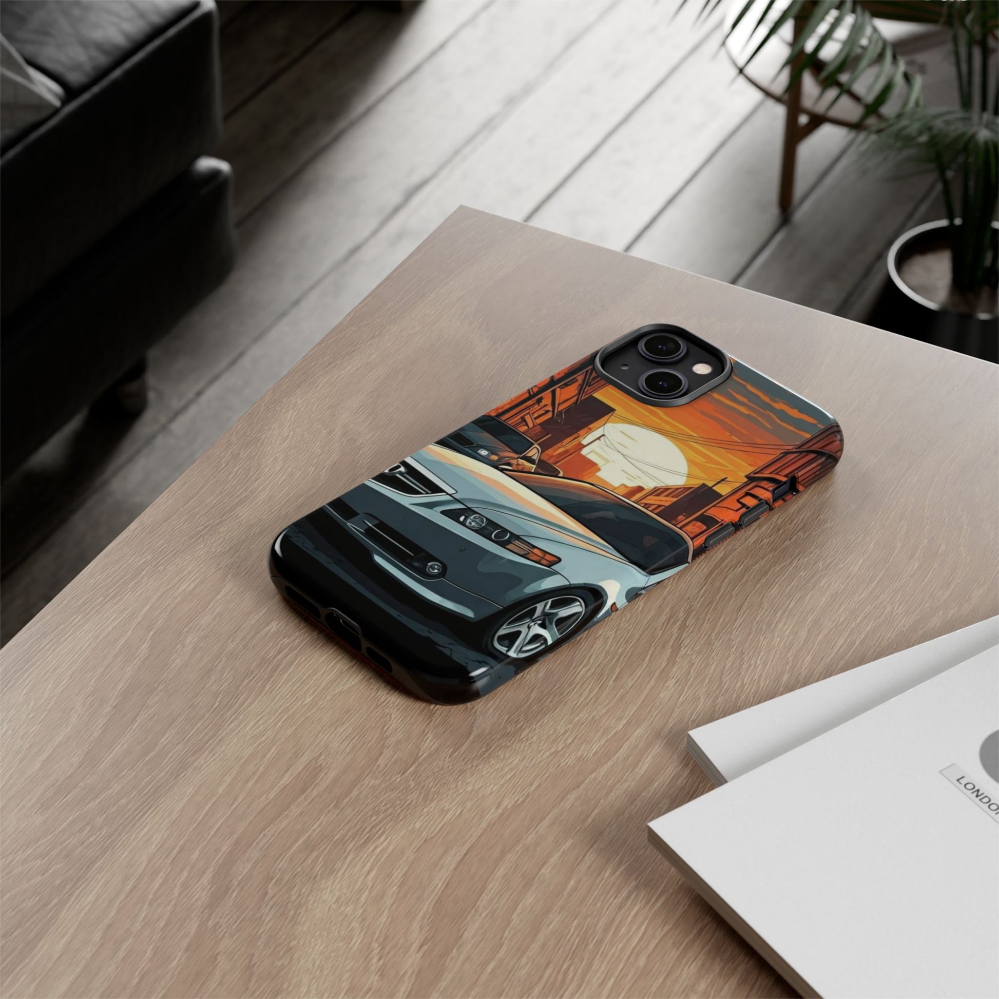 Acura TL Street Life-Dual Layer Ultra Tough Phone Case iPhone 14 Plus Glossy Printify by The Night Shift Automotive Apparel
