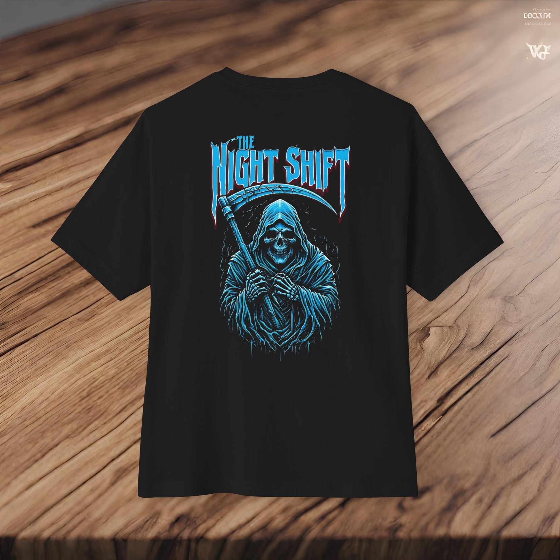 Grim Reaper-Premium, Ultra Soft Unisex Oversized Boxy Tee Printify by The Night Shift Automotive Apparel