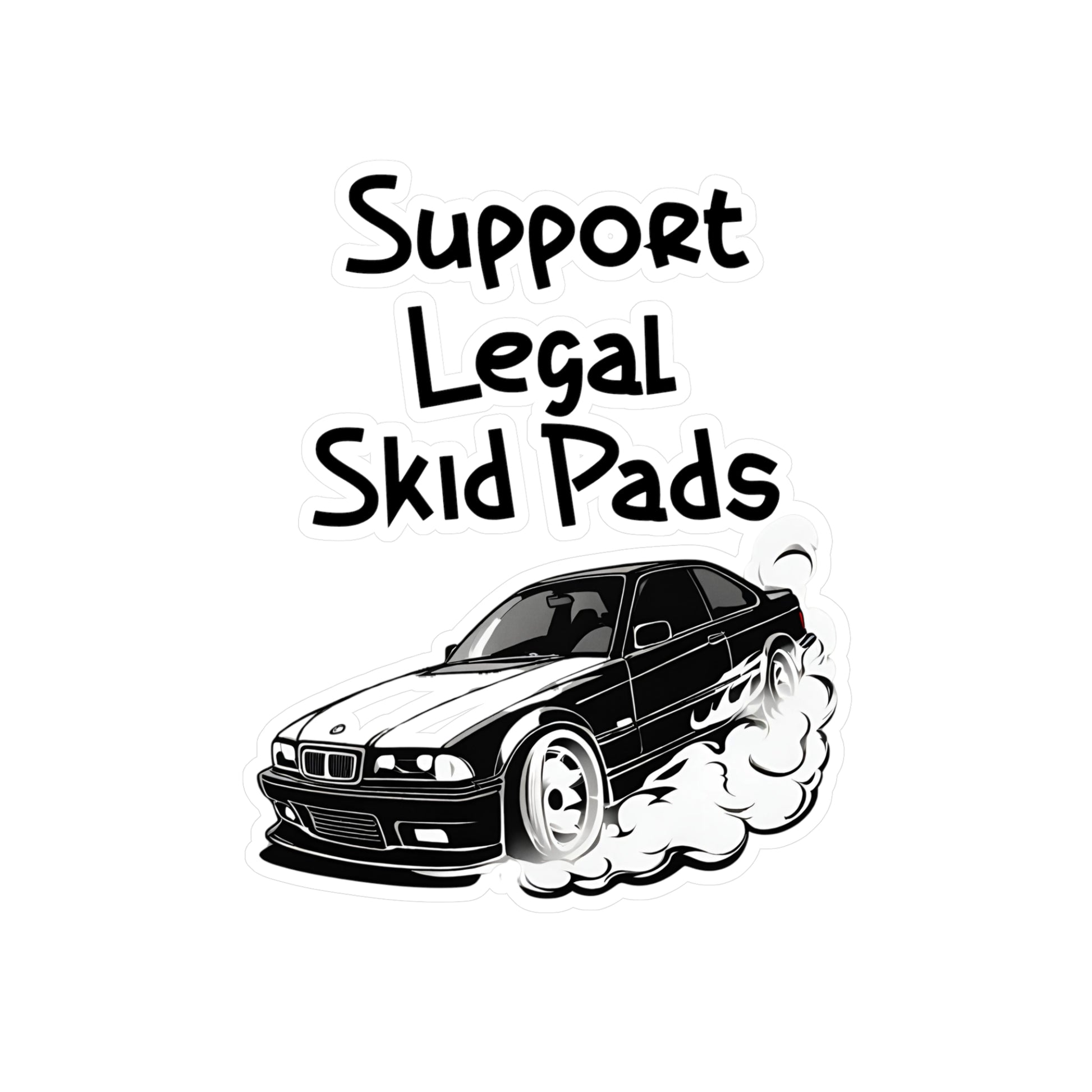 Kiss-Cut Vinyl Decals 6" x 8" Kiss-Cut Satin Printify by The Night Shift Automotive Apparel
