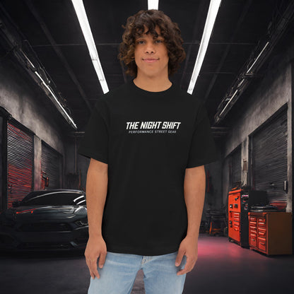 The Night Shift Essentials-Ultra Soft, Premium Unisex Oversized Boxy Tee Printify by The Night Shift Automotive Apparel