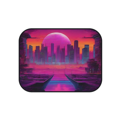 Sunset Synthwave-Premium, High Quality Car Floor Mats (Set of 4) Printify by The Night Shift Automotive Apparel
