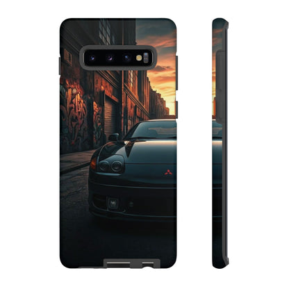 Mitsubishi 3000GT VR4 Street Life-Dual Layer Ultra Tough Phone Case Samsung Galaxy S10 Plus Matte Printify by The Night Shift Automotive Apparel