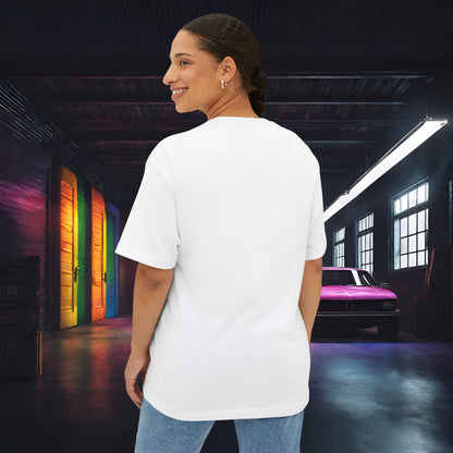 Makin' Beats-Premium, Ultra Soft Unisex Oversized Boxy Tee Printify by The Night Shift Automotive Apparel