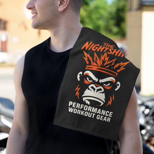 The Night Shift-Gym Towel( 11x18) White 11" × 18" Printify by The Night Shift Automotive Apparel