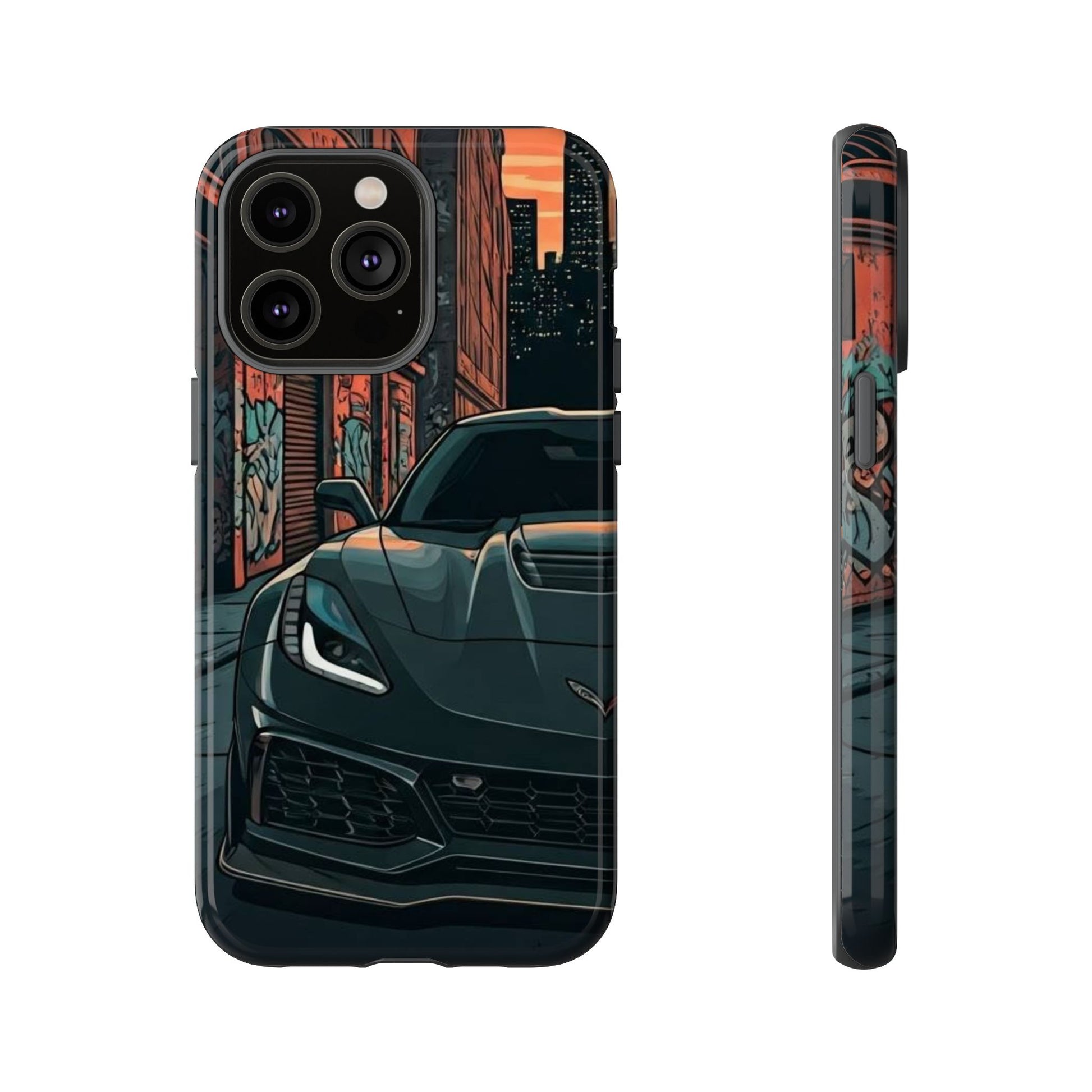 Chevy Corvette C7 Street Life-Dual Layer Ultra Tough Phone Case Printify by The Night Shift Automotive Apparel
