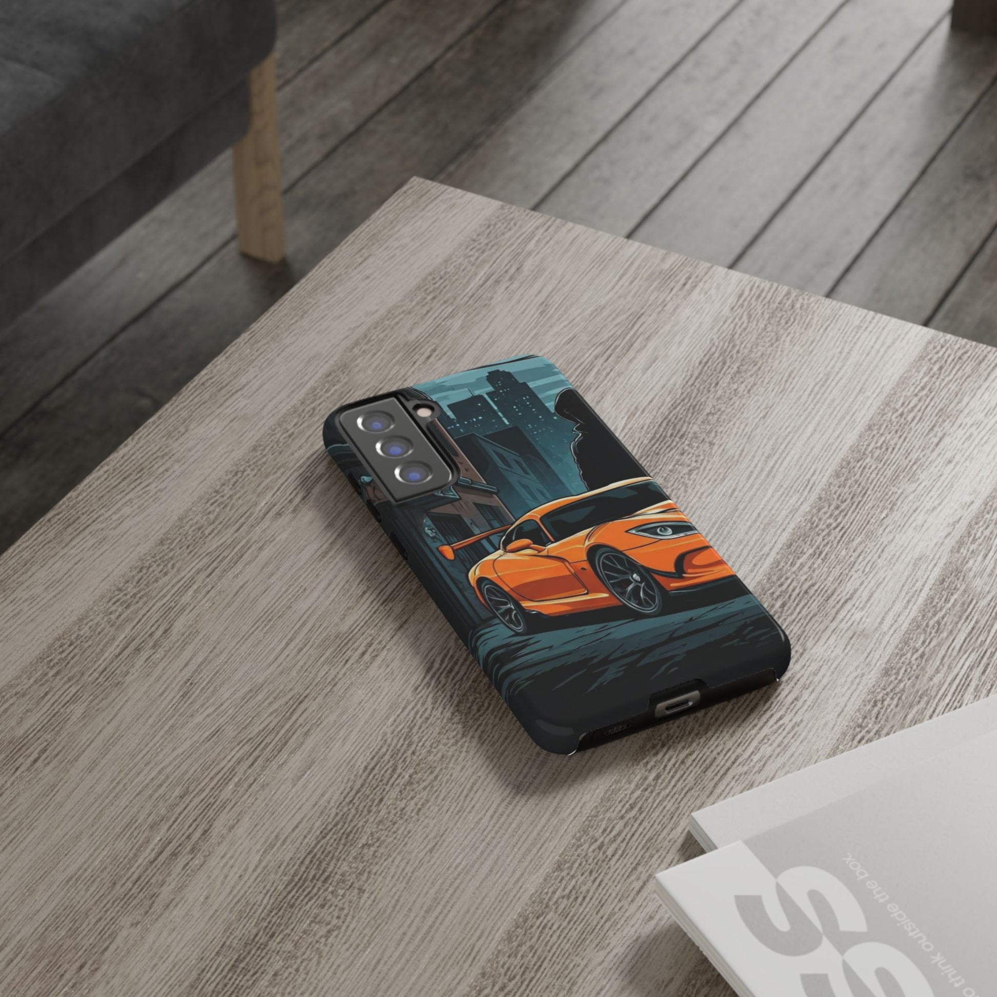 Dodge Viper SRT-10 Street Life-Dual Layer Ultra Tough Phone Case Samsung Galaxy S21 FE Glossy Printify by The Night Shift Automotive Apparel