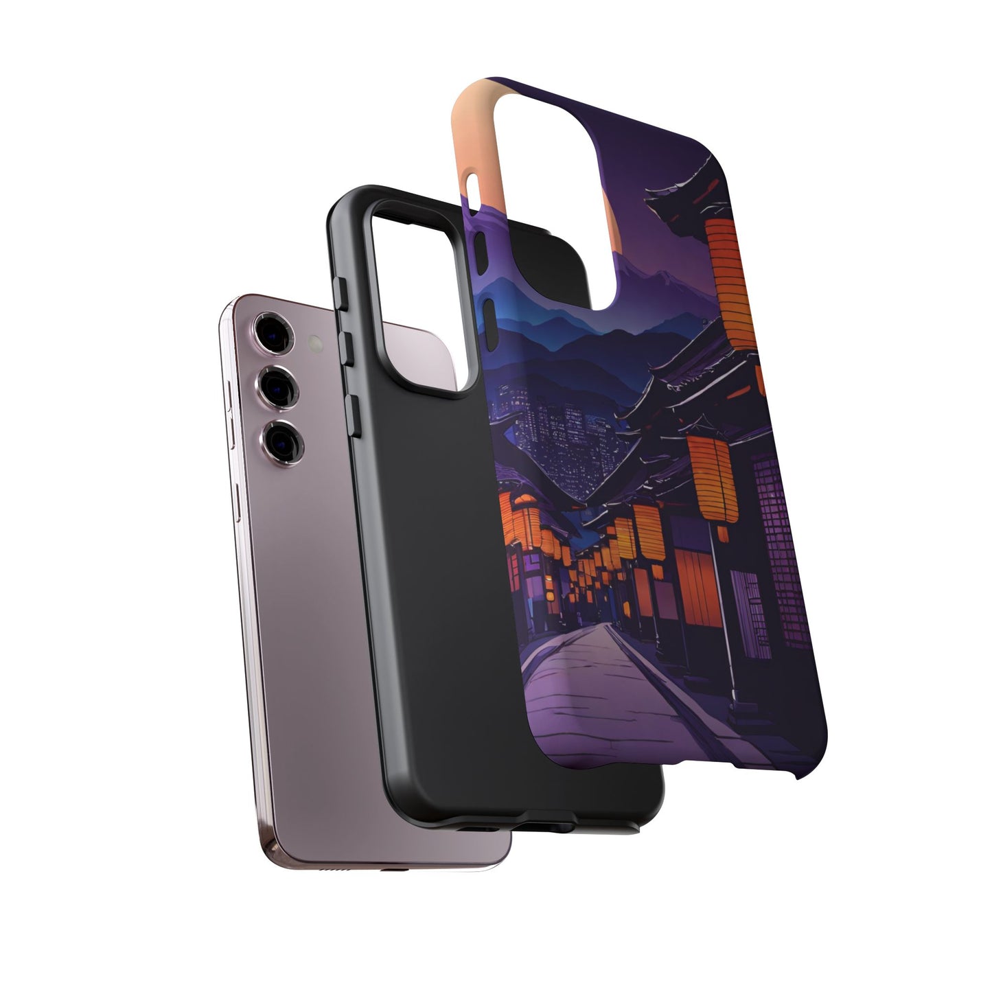 Traditional Japanese Village Countryside-Dual Layer Ultra Tough Phone Case Printify by The Night Shift Automotive Apparel