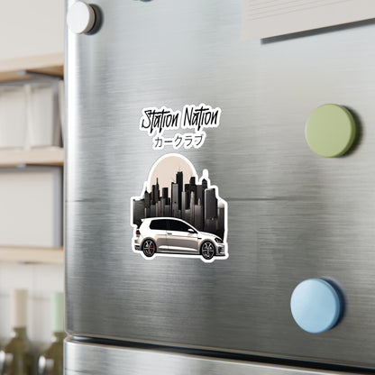 Kiss-Cut Vinyl Decals Printify by The Night Shift Automotive Apparel